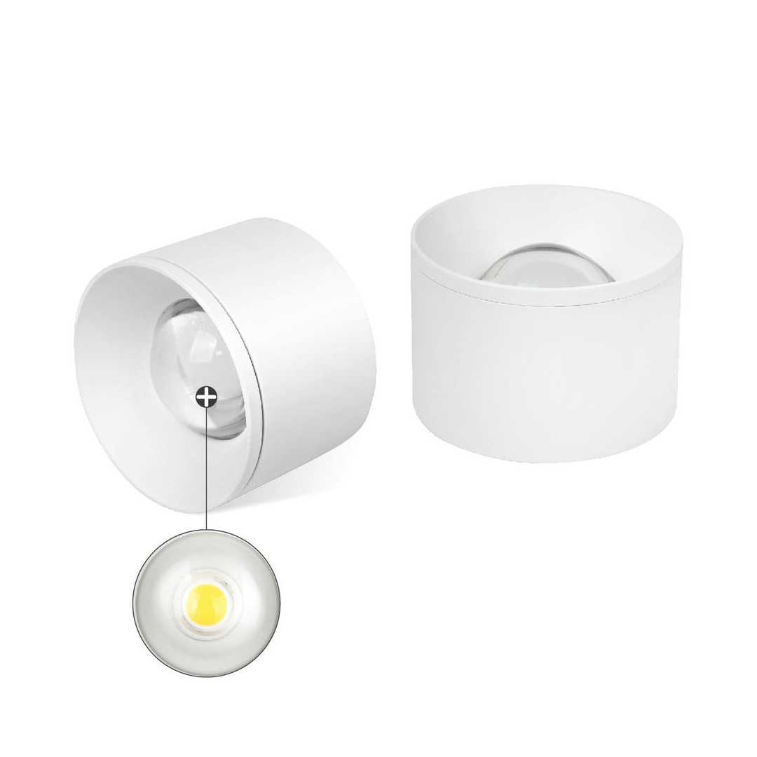 Normax Round Lens LED Panel  White Desert